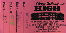 Coney Island ticket