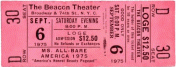 Ticket stub
