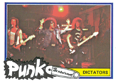 dictators punk rock trading card 1